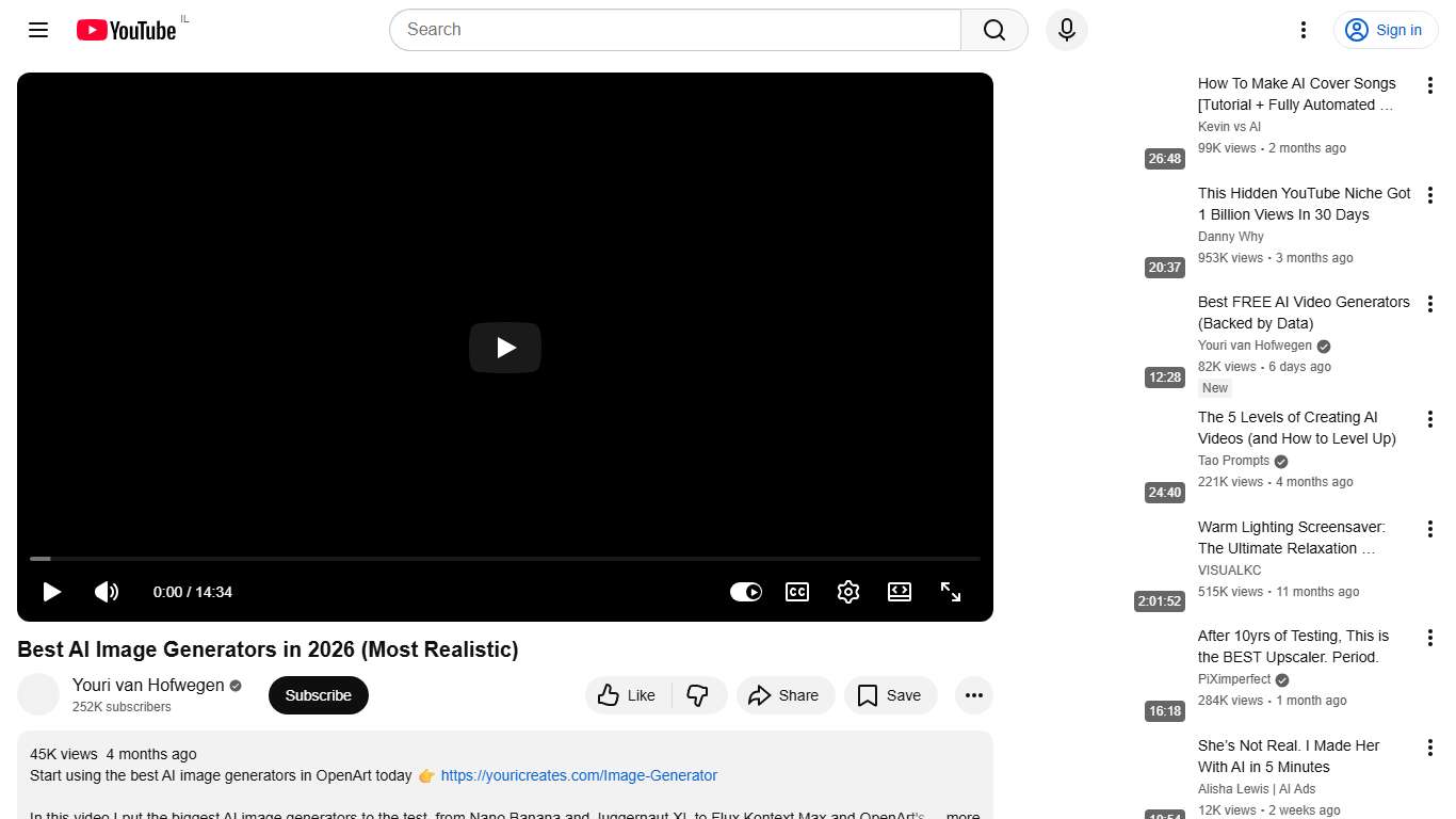 Best Al Image Generators in 2026 (Most Realistic) - YouTube