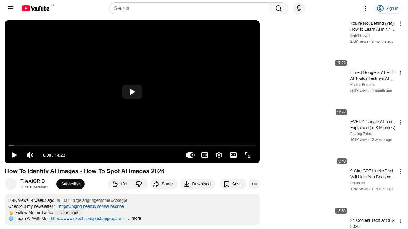 How To Identify AI Images - How To Spot AI Images 2026 - YouTube